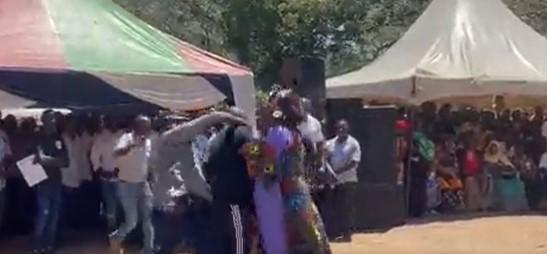 File image of a MCA Hassan Mohammed being mishandled.